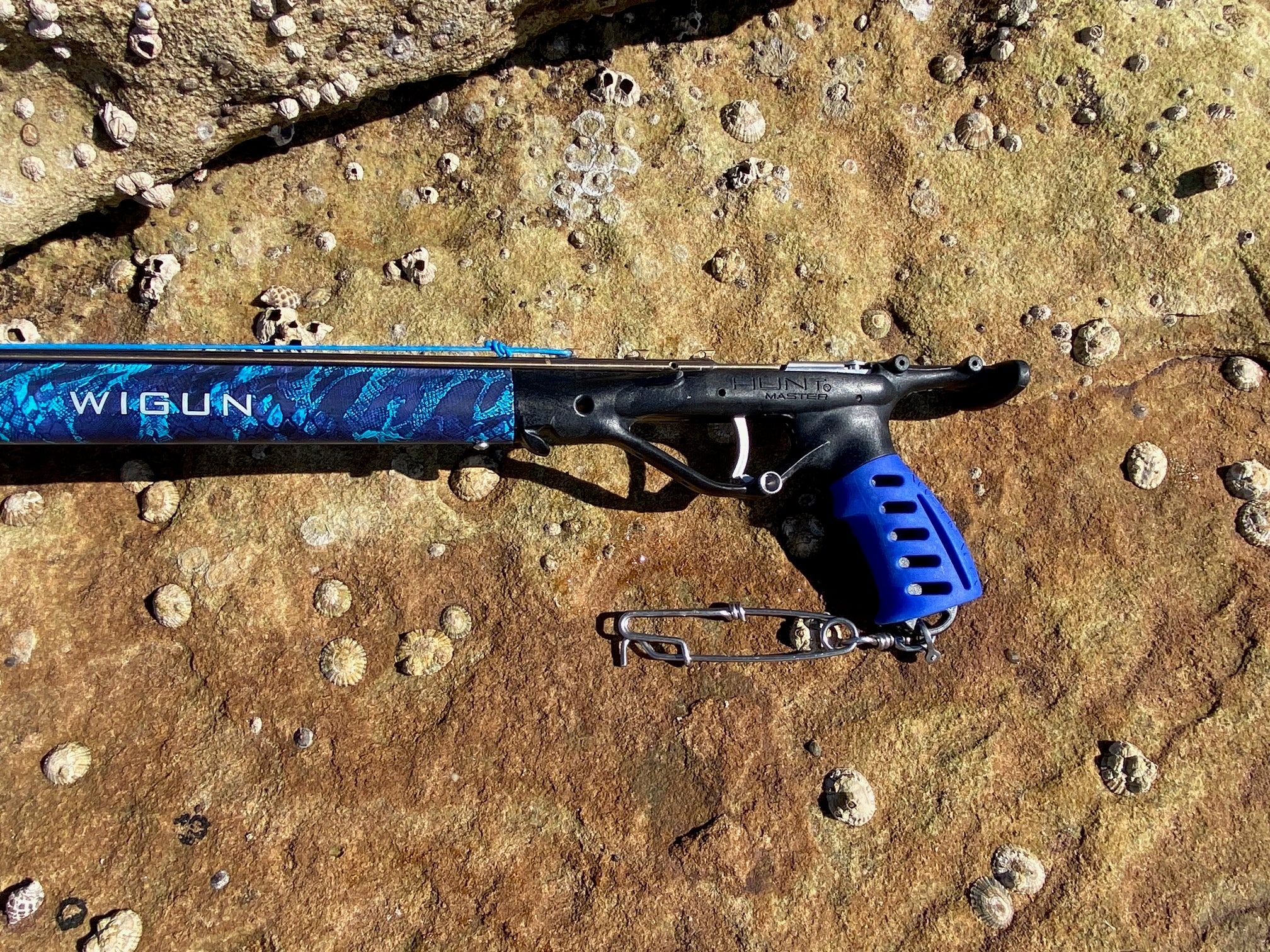 VIP GUN - THE BLUEFIN - 100cm WIGUN Aluminium Open Head Speargun
