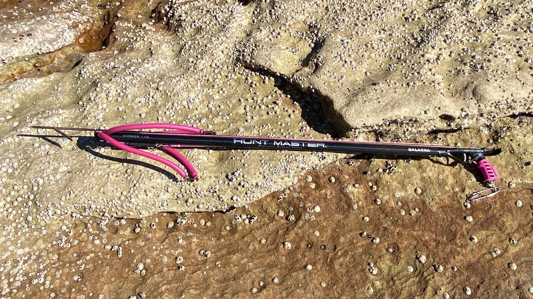 VIP GUN - THE PINK SNAPPER - 110cm GALARRA Carbon Fibre Open Head Spea ...