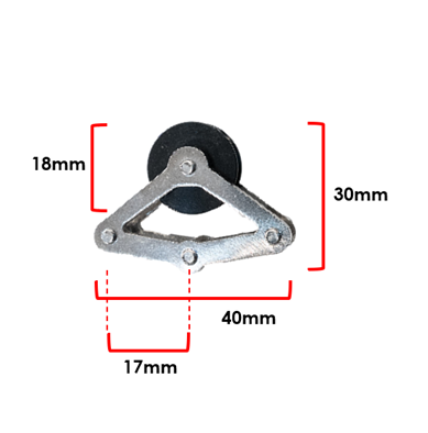 Stainless Steel Pulley - Single