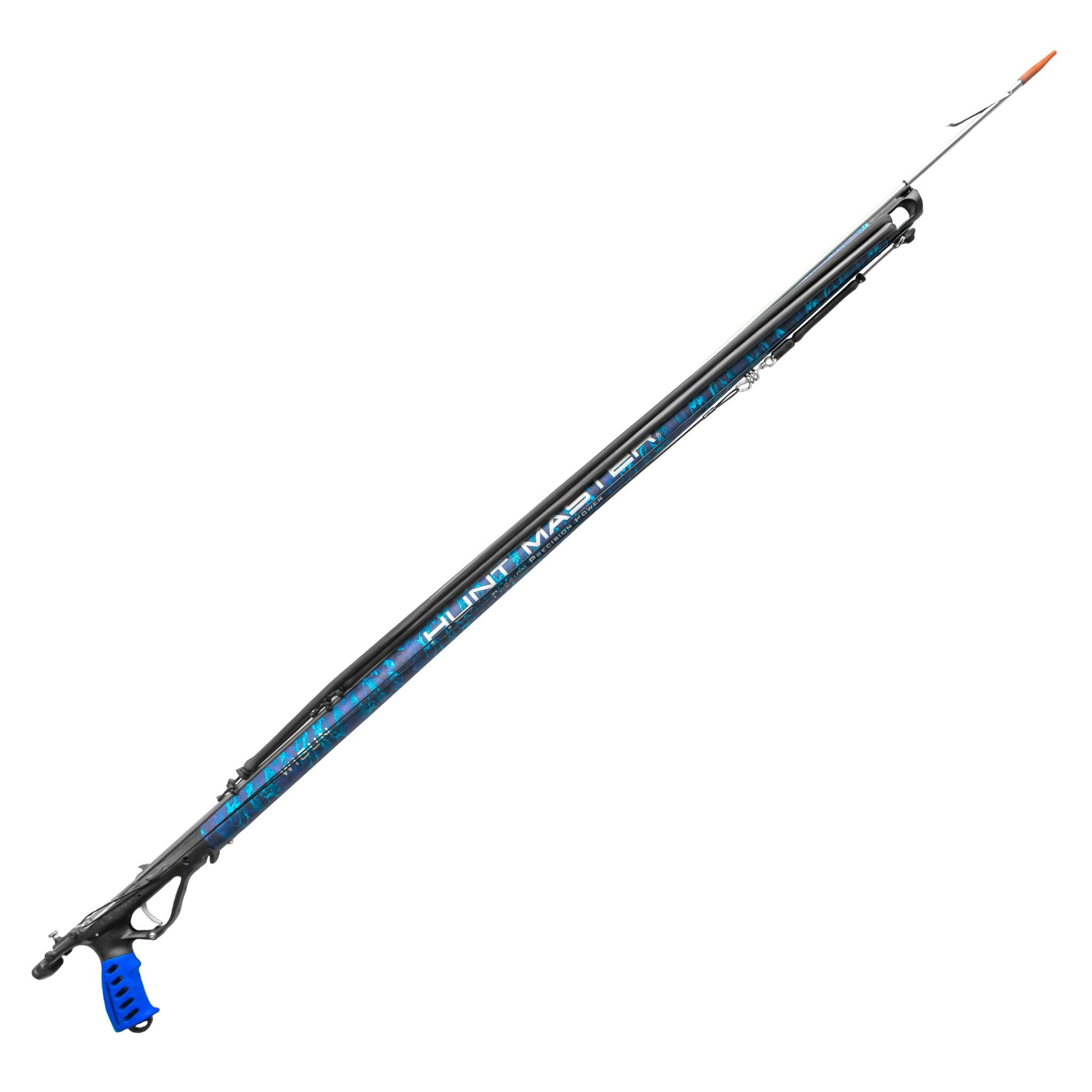 WIGUN Aluminium Open Head Speargun - Camo Series - 75cm-110cm - Blue Camo