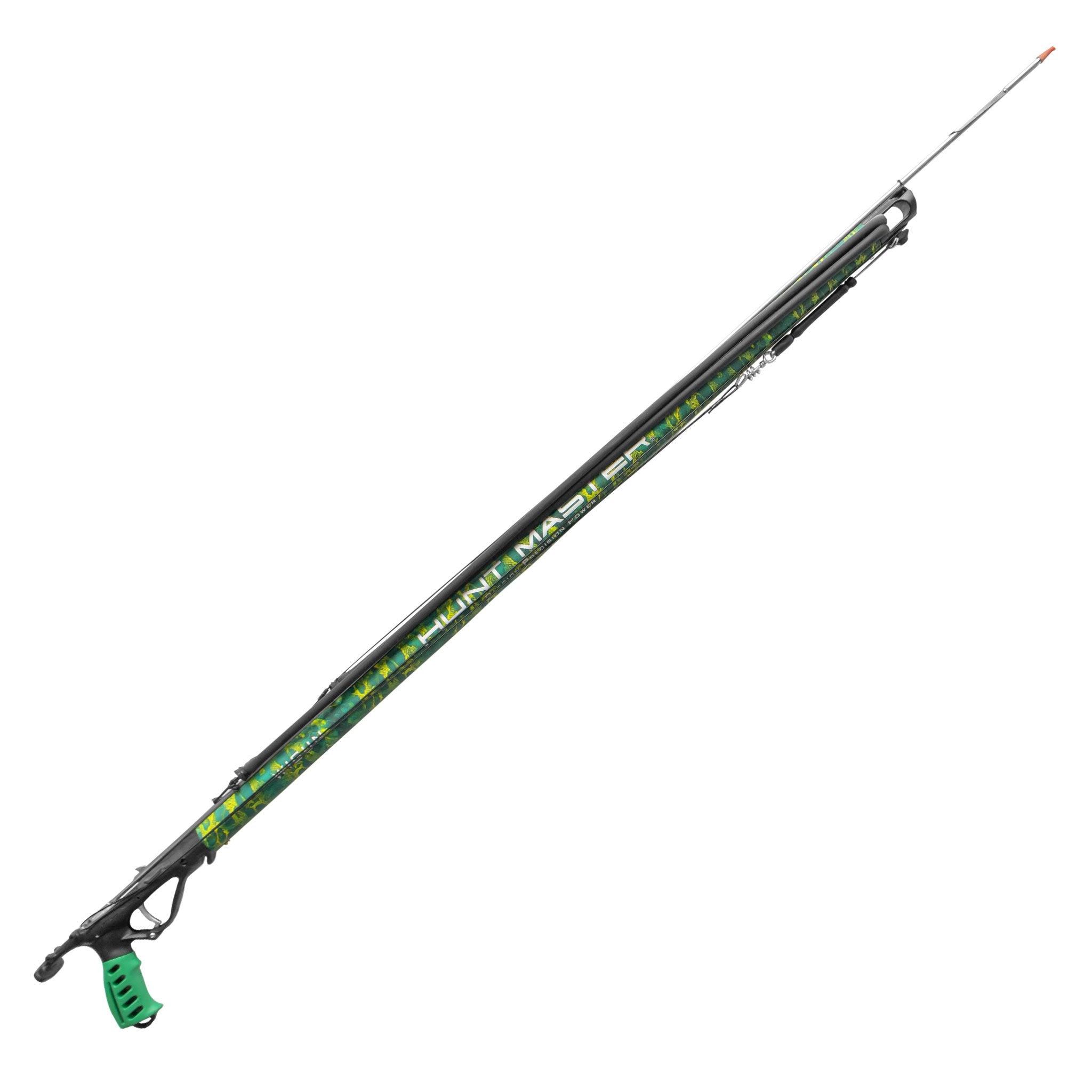 WIGUN Aluminium Open Head Speargun - Camo Series - 75cm-110cm - Green Camo