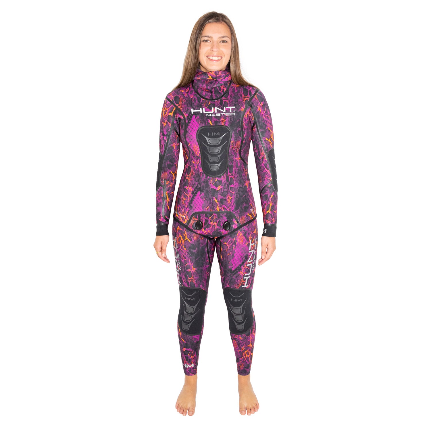 BURNUM 'Huntress' Wetsuit Camo Series - 3.5mm - 5.0mm - Pink Camo