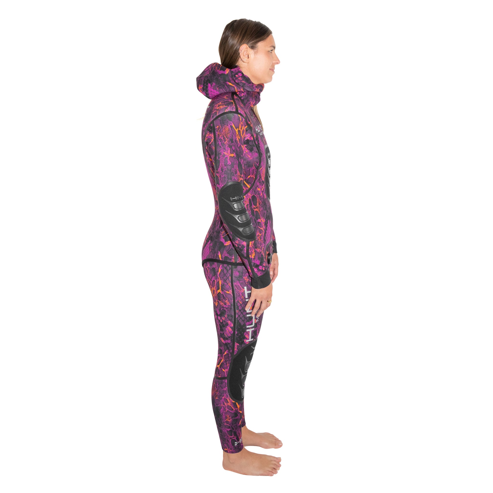 BURNUM 'Huntress' Wetsuit Camo Series - 3.5mm - 5.0mm - Pink Camo