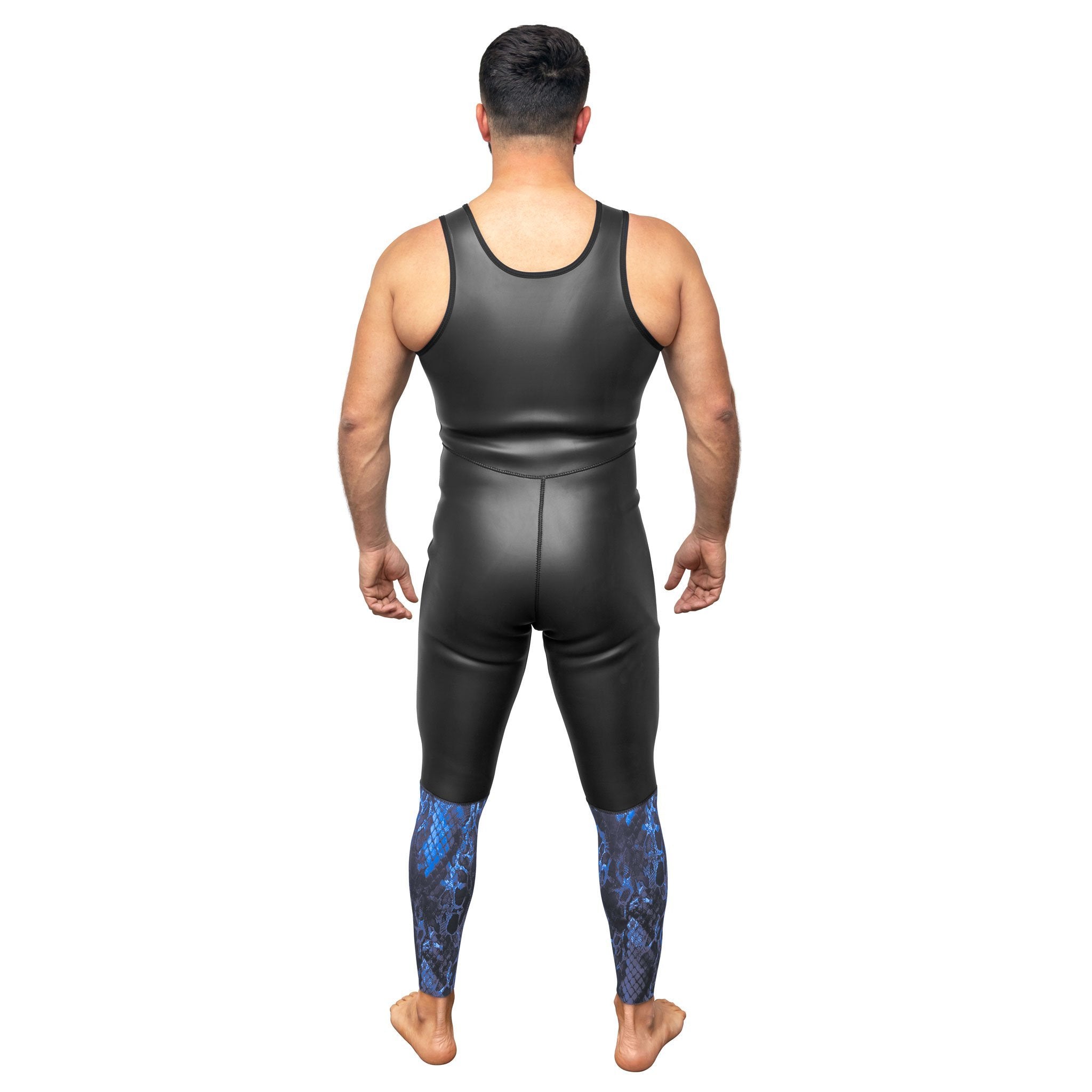 Sublime Smooth Skin Long John Pants - 2mm - Camo - Blue