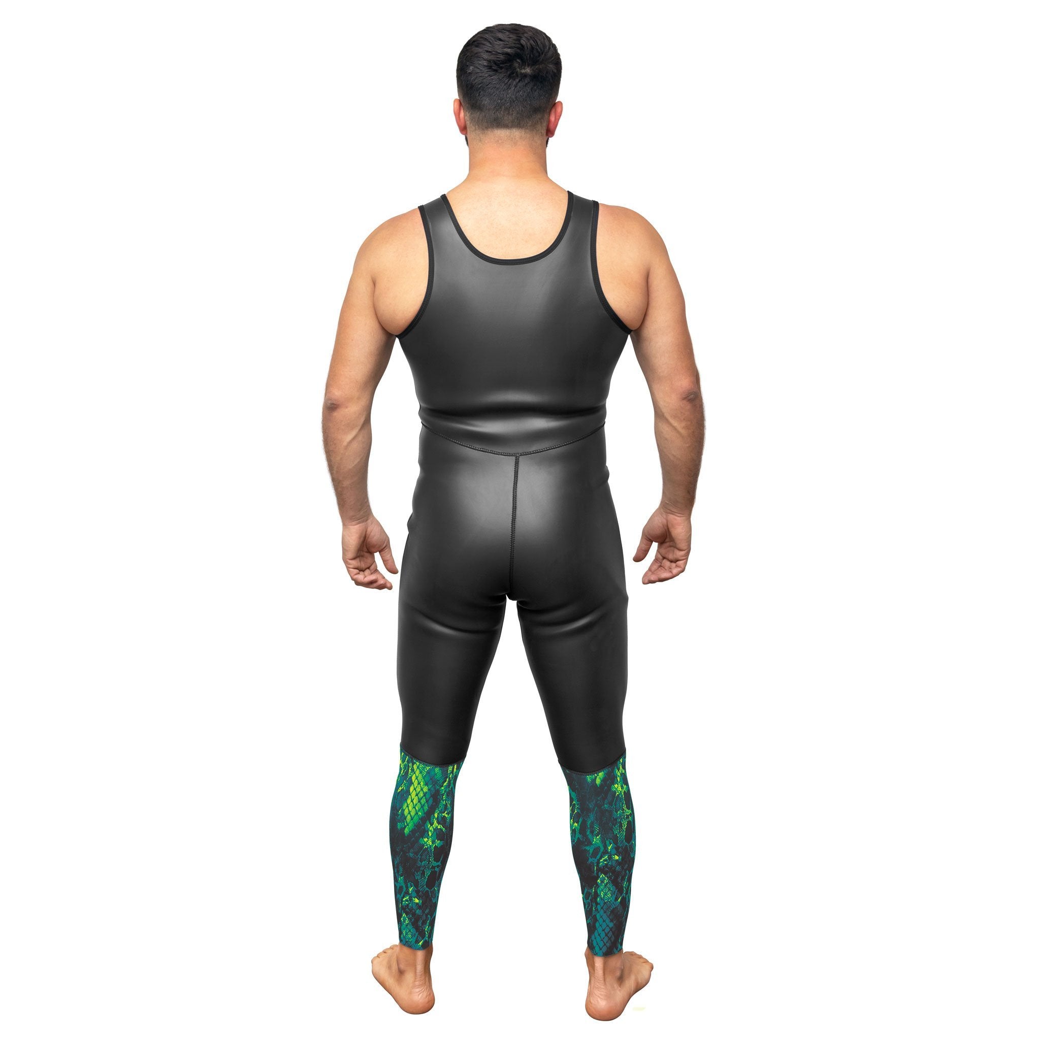 Sublime Smooth Skin Long John Pants - 2mm - Camo - Green