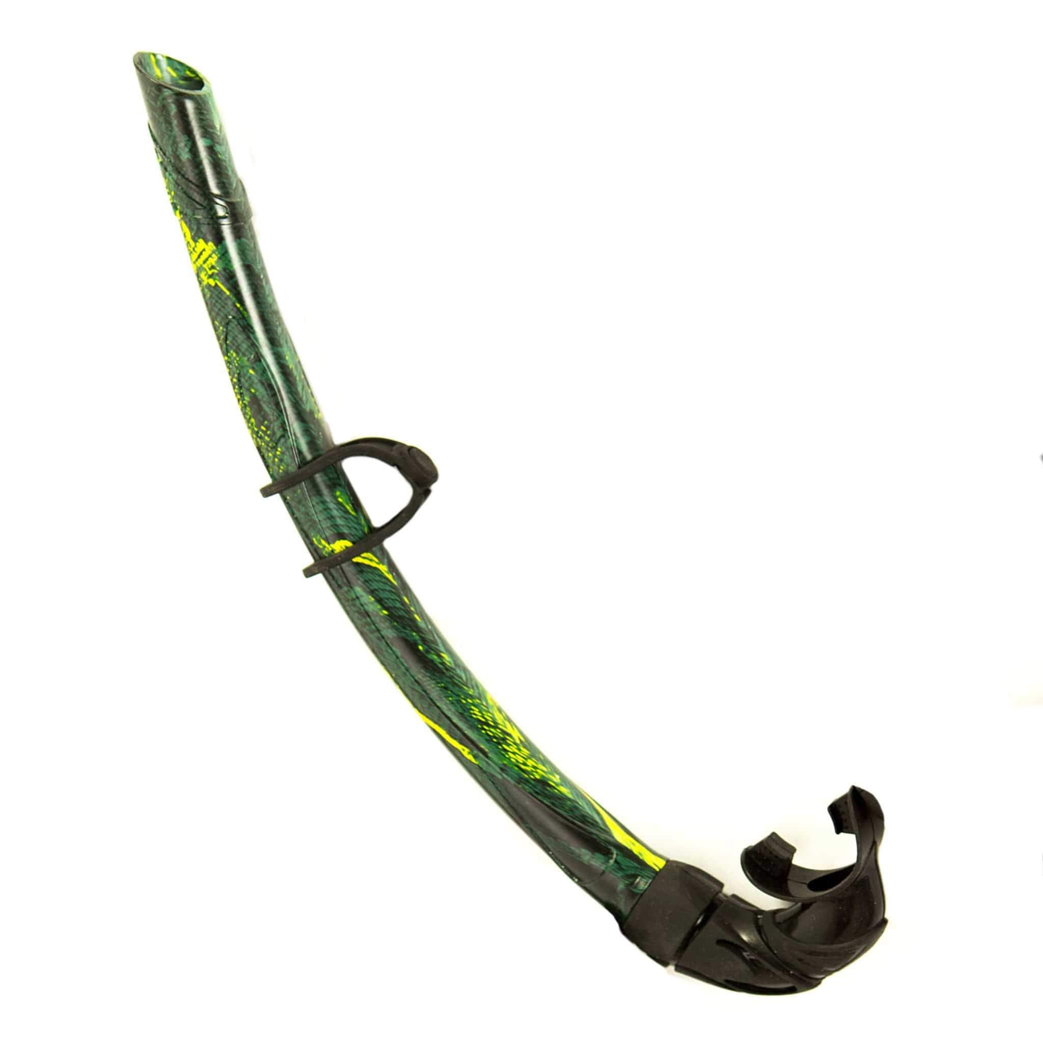 HuntMaster Green Camo Diving Snorkel - (Green)