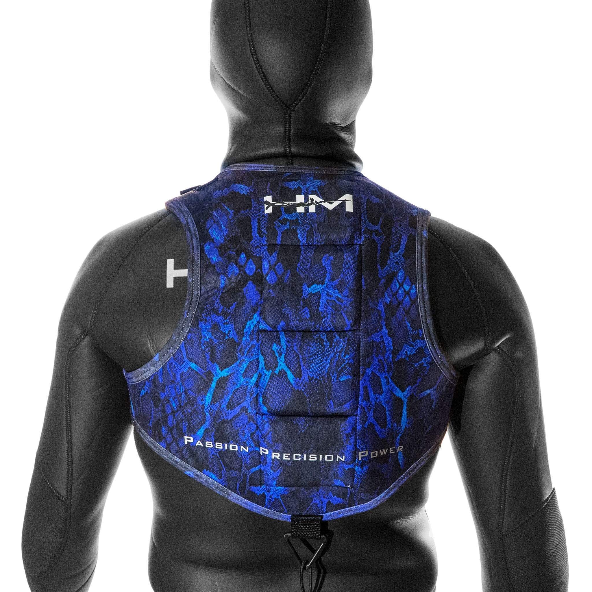 HuntMaster Blue Camo Weight Vest - Blue